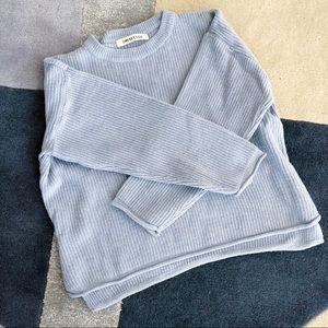 Pastel blue sweater